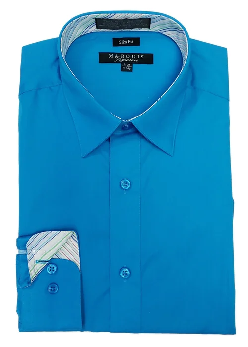 caribbean blue dress shirt CARIBBEAN BLUE 