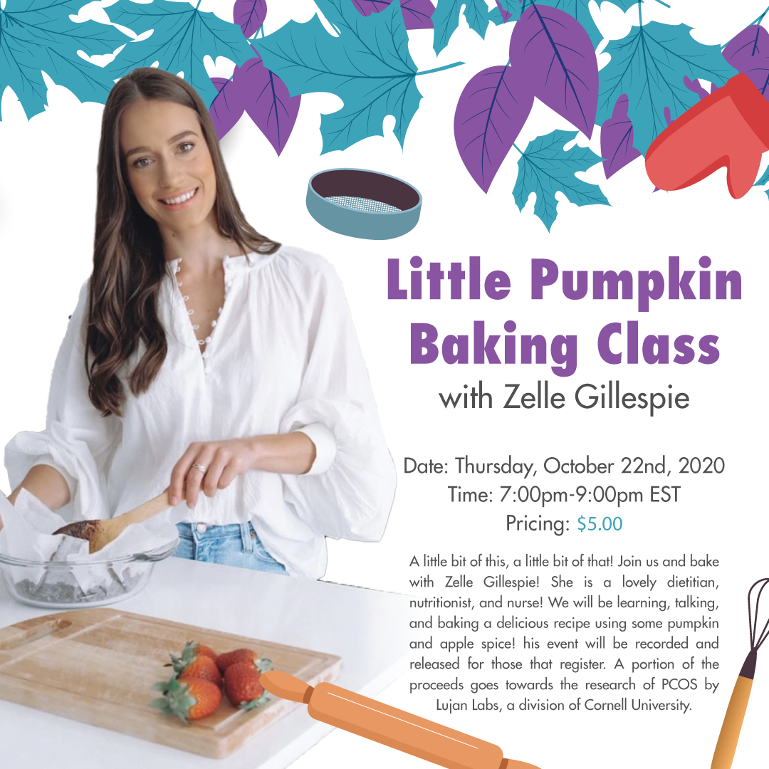 Little Pumpkin Baking Class with Zelle Gillespie - VIRTUAL EVENT
