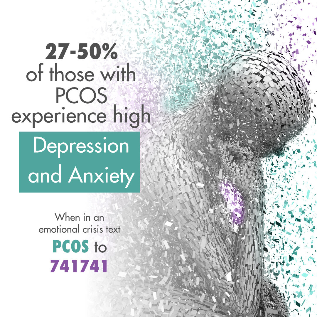 #MentalHealthMonday reminder - if you are experiencing #anxiety or #depression, please text PCOS to 741741 from anywhere in the US or UK.

#pcos #pcosaa #polycysticovariansyndrome #polycysticovarysyndrome #pcossupport #pcoshealth #pcosinformation #pc
