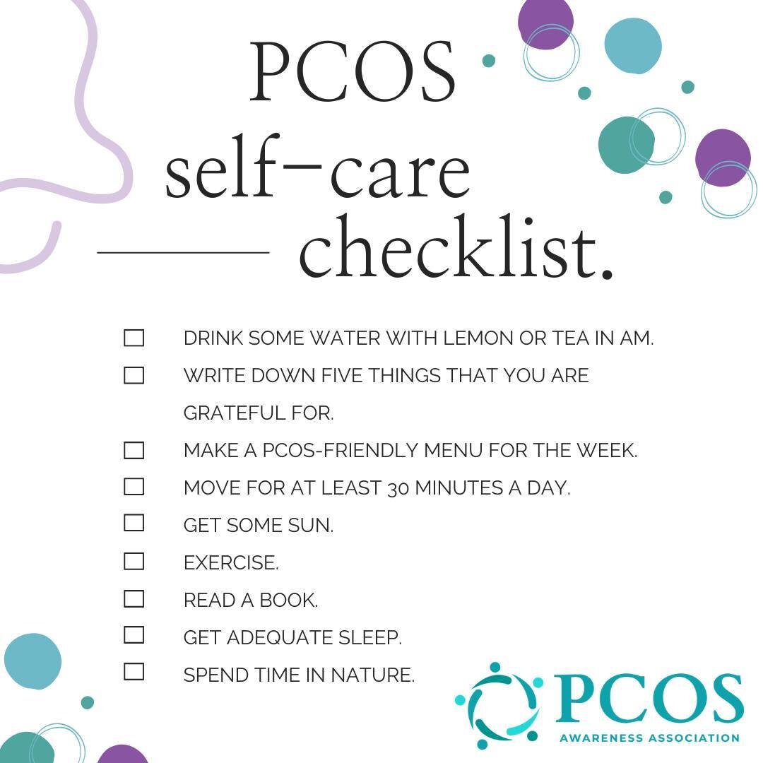 It&rsquo;s #SelfCareSunday! Self-care is the act of doing things that promote a healthy life, physically, mentally, and emotionally. Self-care combats the day-to-day struggles with PCOS. Practicing a few of these daily can really help make all the di