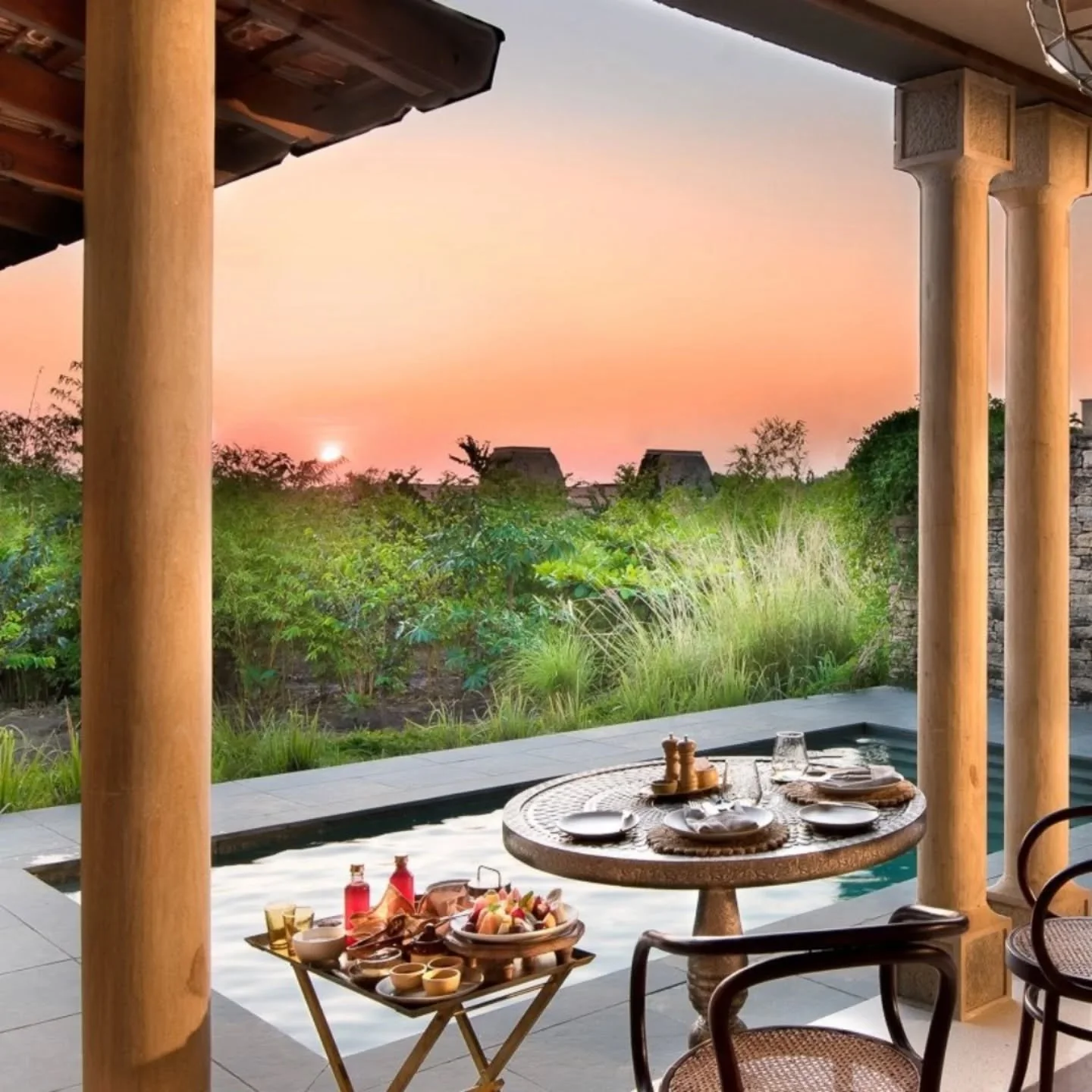 Inspired by the beauty of the Gir Forest we set out to rehabilitate and restore the landscape surrounding Aramness Gir Lodge to facilitate an immersive guest experience.

The landscape design creates platforms for biodiversity and fauna through the c