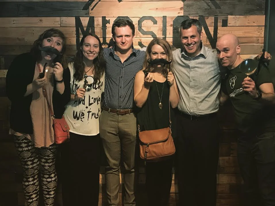 Setup’s team at a staff bonding event at Escape the Room.