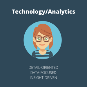 Technological and analytical roles in a marketing agency are very numbers focused and data-driven.
