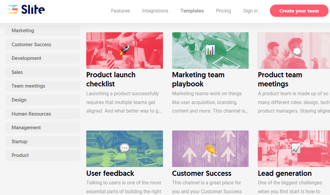 Marketers Toolbox - Slite