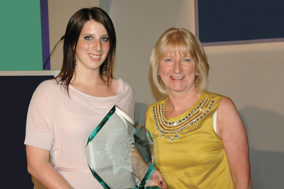 The ‘Look Good, Feel Good' award presented by June Rodgers (MBE) – continence specialist.
