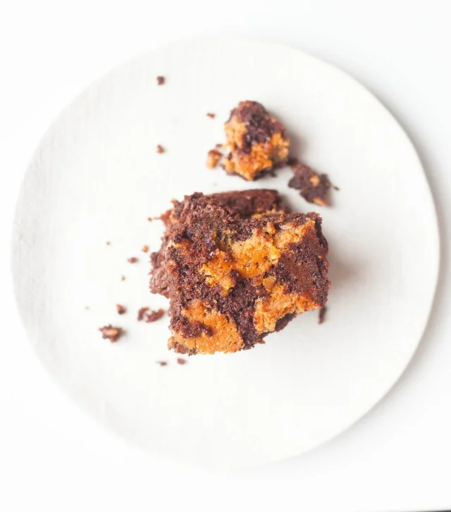 Dark Chocolate and Peanut Butter Brownies