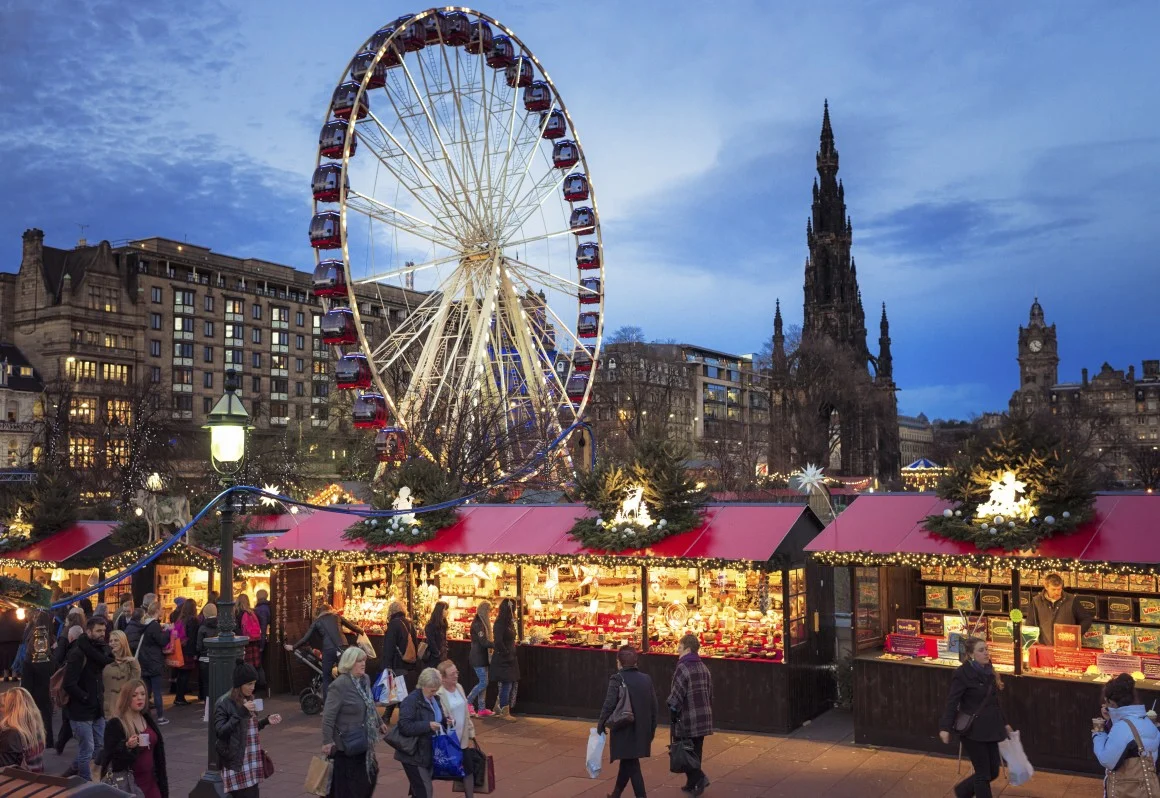 European Christmas Market, Edinburgh. (photo credit: blog.ryanair.com)