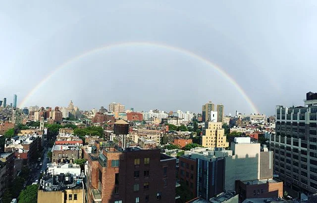 Double rainbow after the storm #nyc