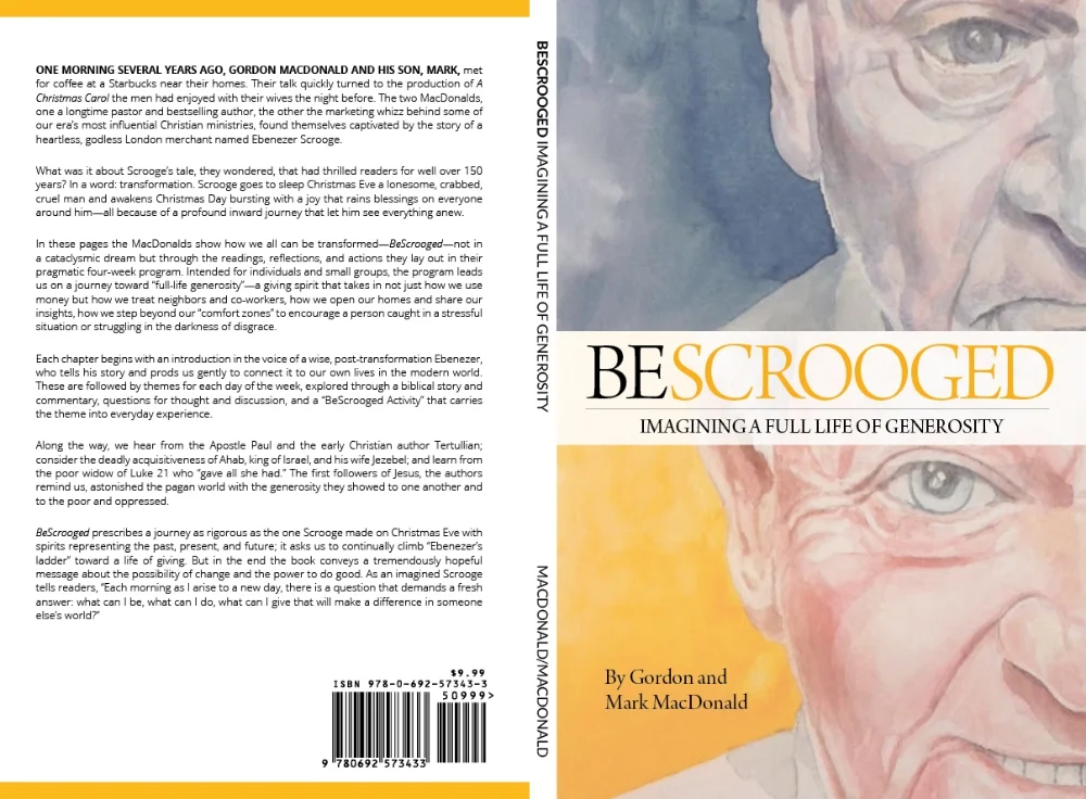 I designed the entirety of this book, working with a watercolor artist who produced the cover images. As a sort of "devotional," the book's content was complex, with weekly introductions, re-imaginings of the story of Ebenezer Scrooge and a month's …