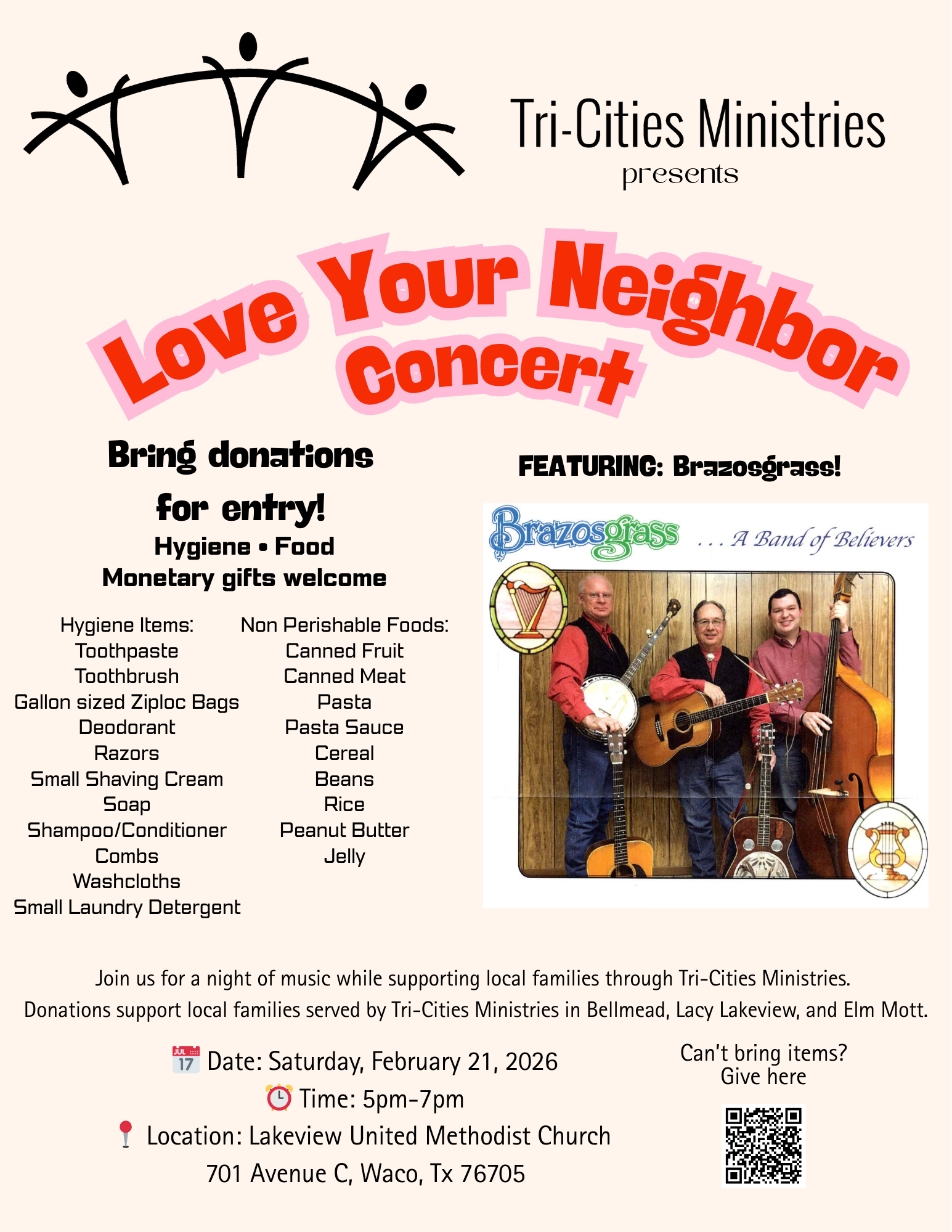 "Love Your Neighbor Concert"