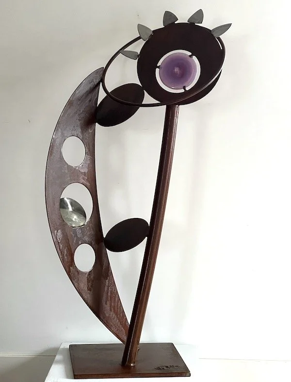 52" x 25" x 16", Steel, stainless and glass