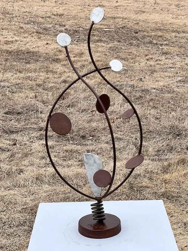 Steel and stainless, 38" x 16" x 12"