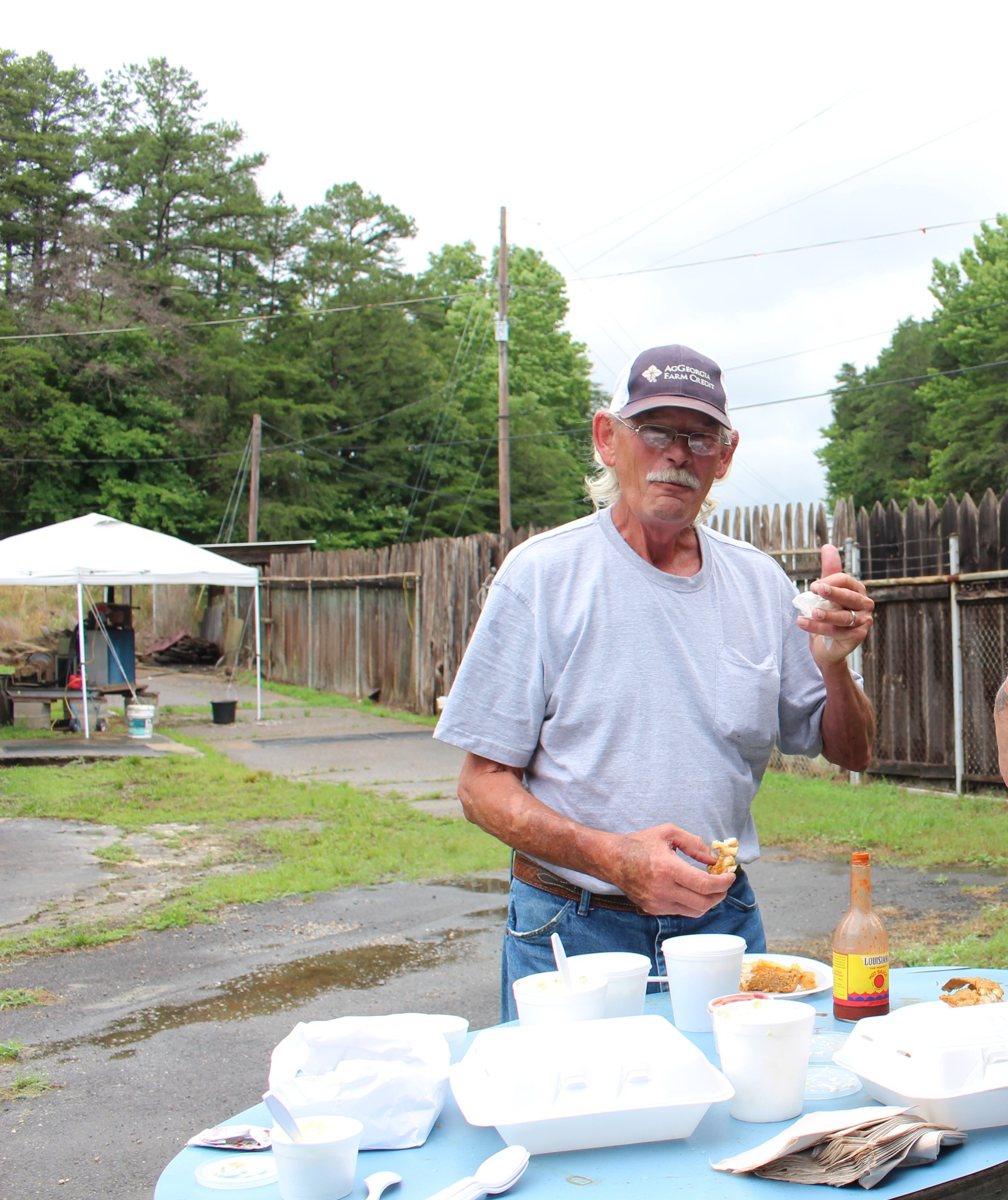 Bennie provided the fishing pond and catfish for our Fish Fry.jpg