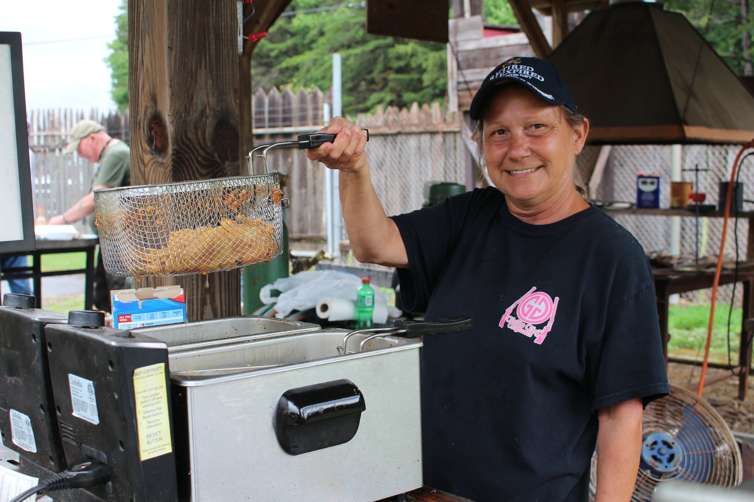 Major Carole cooked up the catfish.JPG