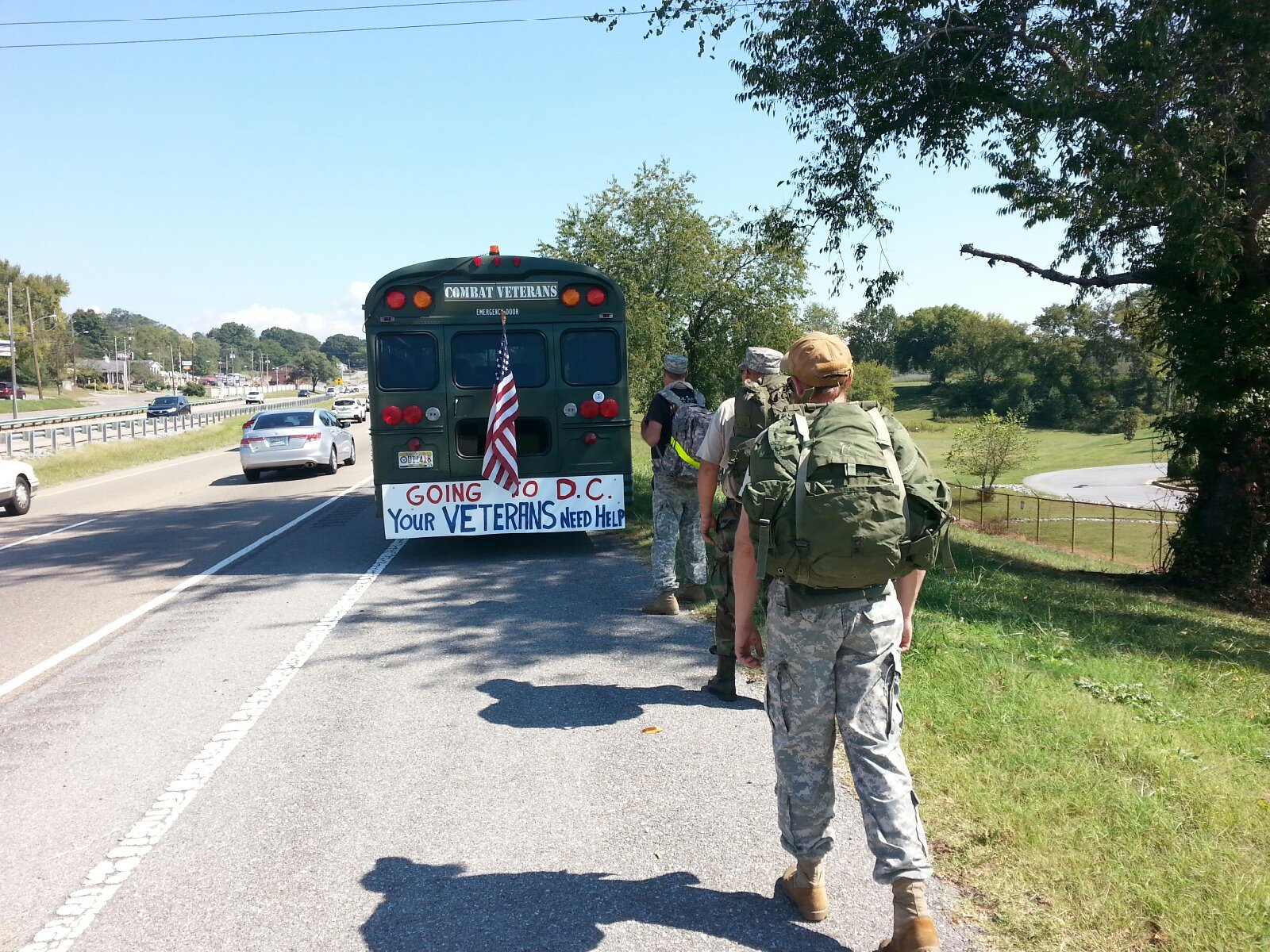 Fort Villanow Veterans marching to DC 9.24.16.jpeg