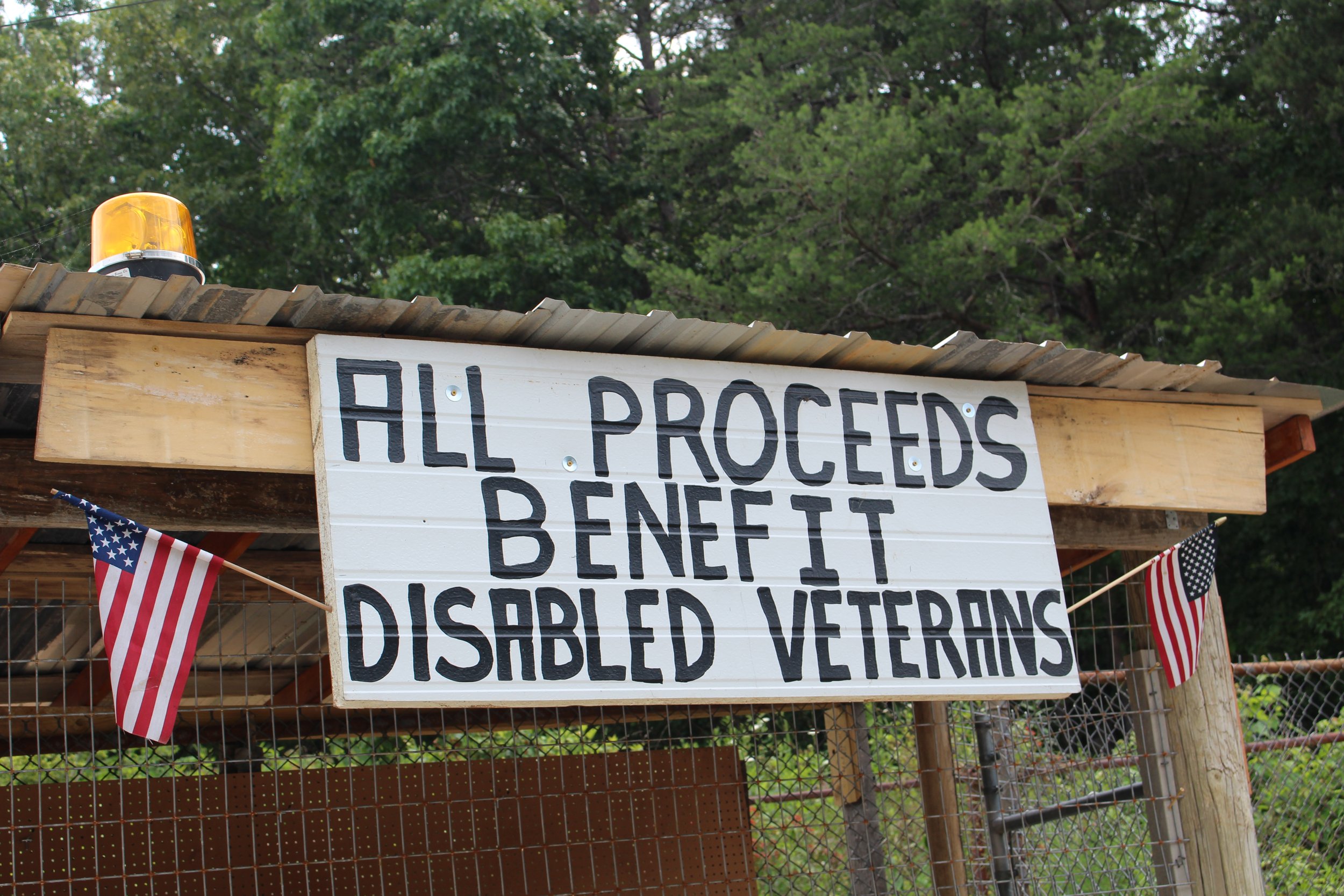 All Proceeds benefit Disabled Veterans.JPG