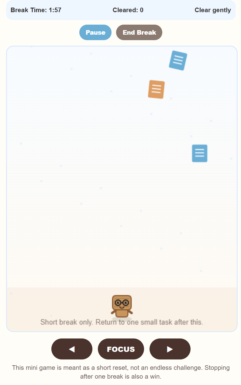 CT-1 Homework Defender: A New Game in the CT-1 Stress Buster Suite