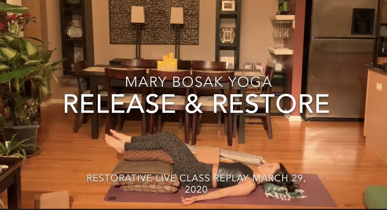 Release &amp; Restore Live Class Replay March 29, 2020 1hr