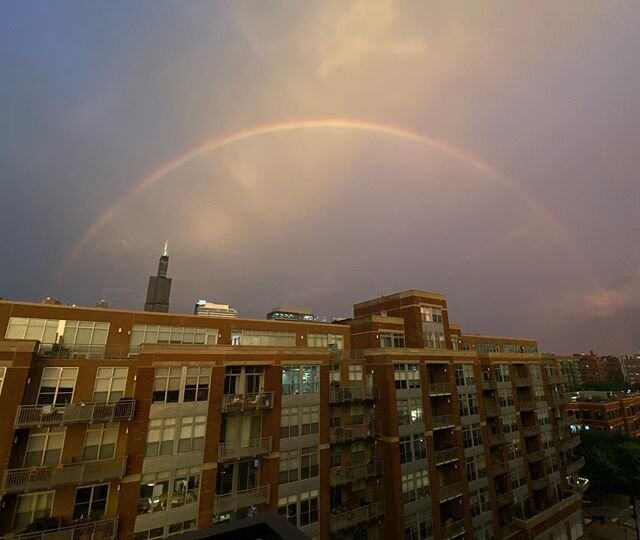 Rainbows 🌈 &amp; lightening ⚡️
Beauty after the storm &amp; symbols of hope.