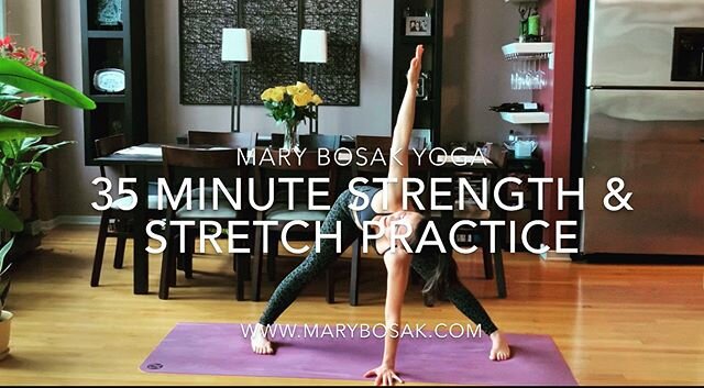 Happy Monday morning! ☀️
A new FREE yoga class is ready for you! 
35 minutes to Strengthen &amp; Stretch your whole body!
Copy &amp; paste the link below or go to my YouTube channel to start your practice now! 
https://youtu.be/zyr4PyxeDDg

Enjoy!💛