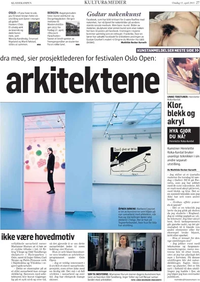 Klassekampen 15/4 2015