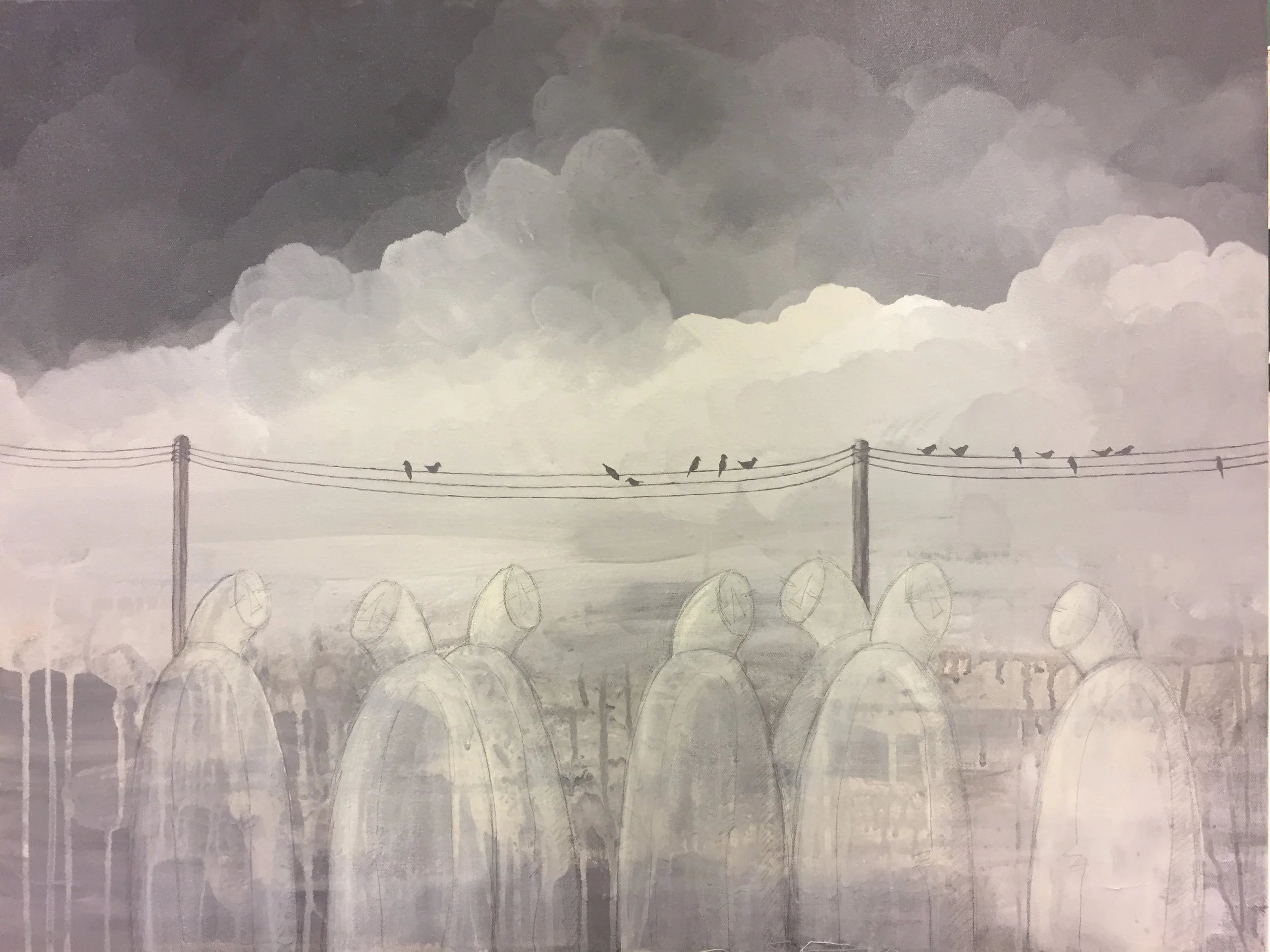 I´m tired but never of you.