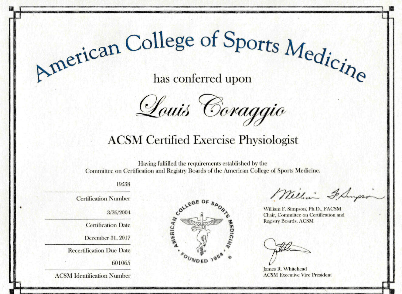 ACSM Certified Exercise Physiologists are fitness professionals with a minimum of a bachelor’s degree in exercise science qualified to pursue a career in university, corporate, commercial, hospital, and community settings. Conduct and interpret card