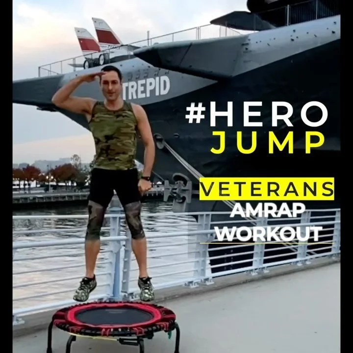 Calling All Jumpers! 🇺🇸 Veterans Day Workout Challenge

Honor our Veterans with this powerful 11-minute workout! Follow along and challenge yourself to a #HeroJump. Swipe through to see each move, and don&rsquo;t forget to like, comment, or share a