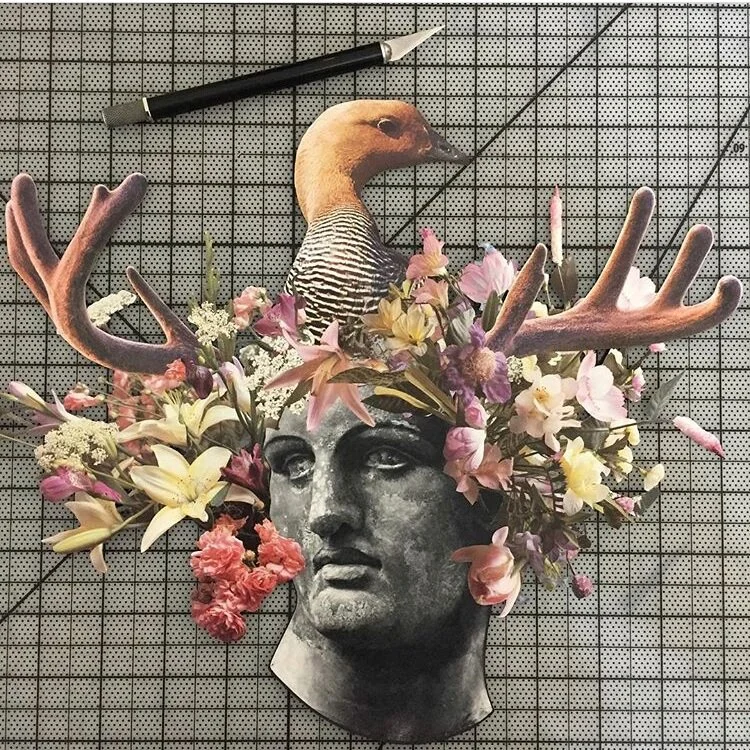 “WIP in 2017” (Collage work by Jay Riggio - 2017)