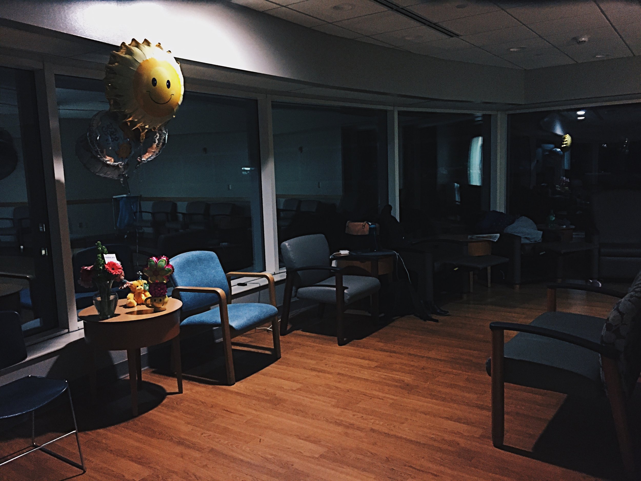 Dec. 24, 2016 — It was the first night we spent in the hospital. I say spent because I slept all of 30 minutes. I was more concerned about receiving an update on my father and about our stuff being stolen. So, I reassured my mother she could sleep through the night and played relaxing music to help her. He was resting when we visited him that morning. We were told the internal bleeding hadn't stopped, but the bleeding in his head had.