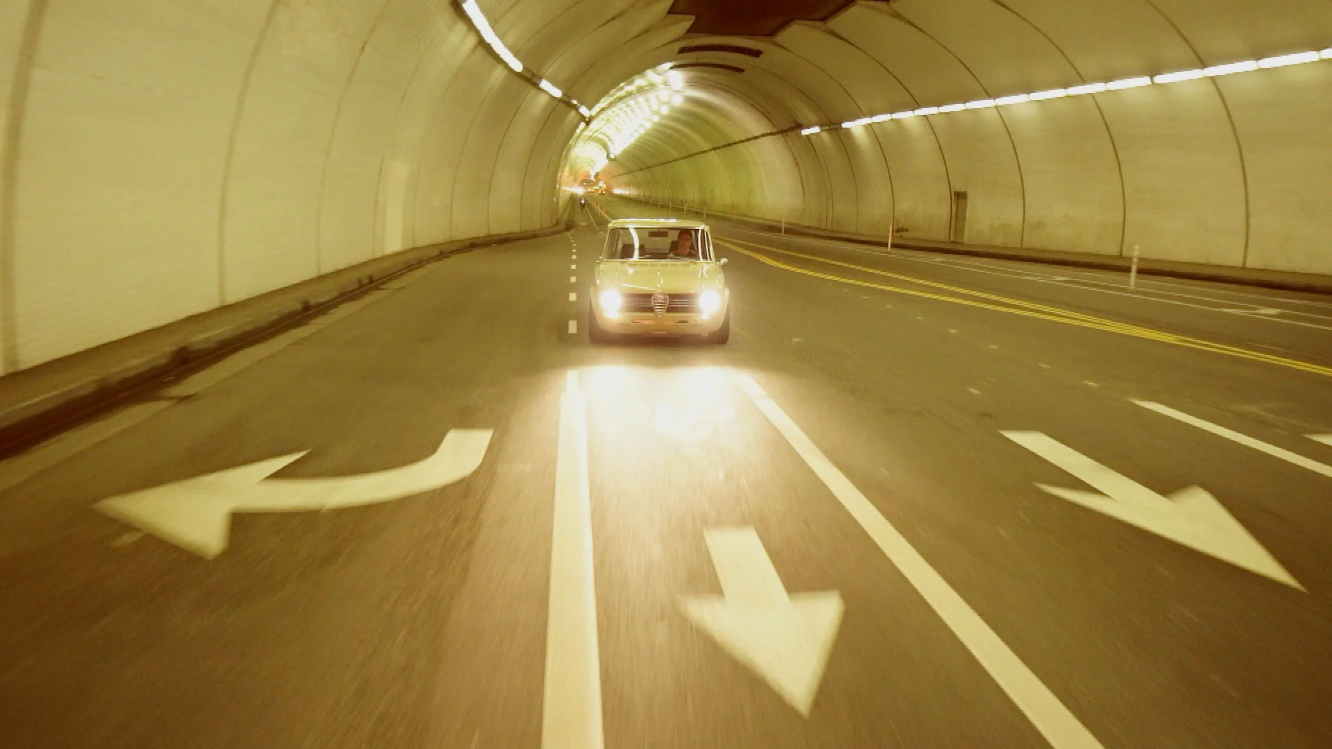 Dorian speeding through 1st street tunnel