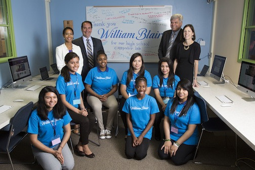 William Blair team with Metro Achievement Center College Orientation Program students