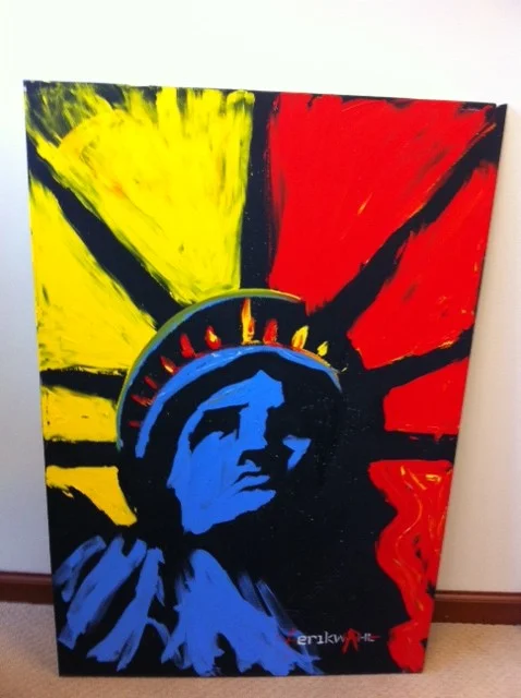 Auction to Benefit MEF Kids: Erik Wahl Paintings 