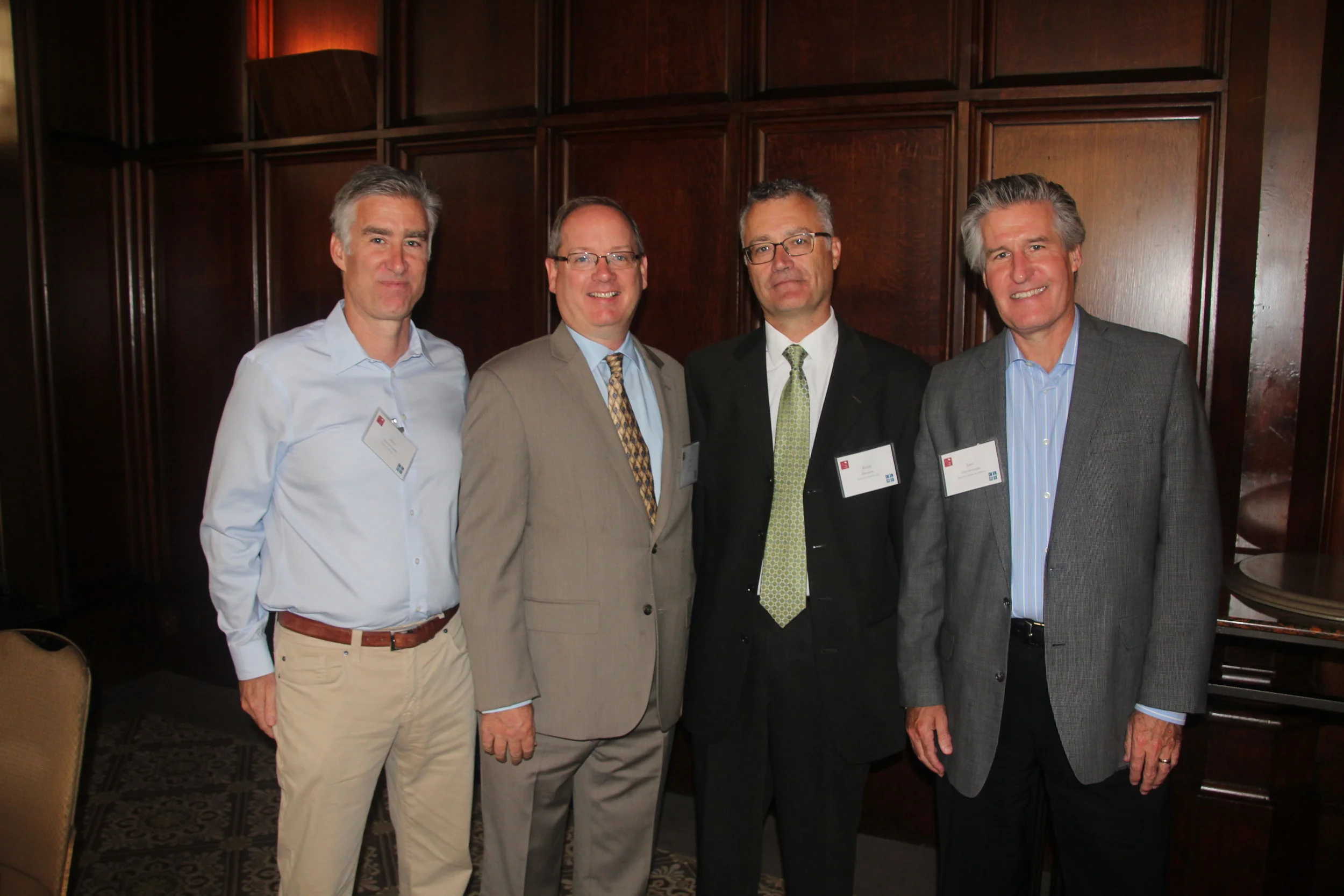 MAC Council member and breakfast sponsor Leo Dombrowski with his guests