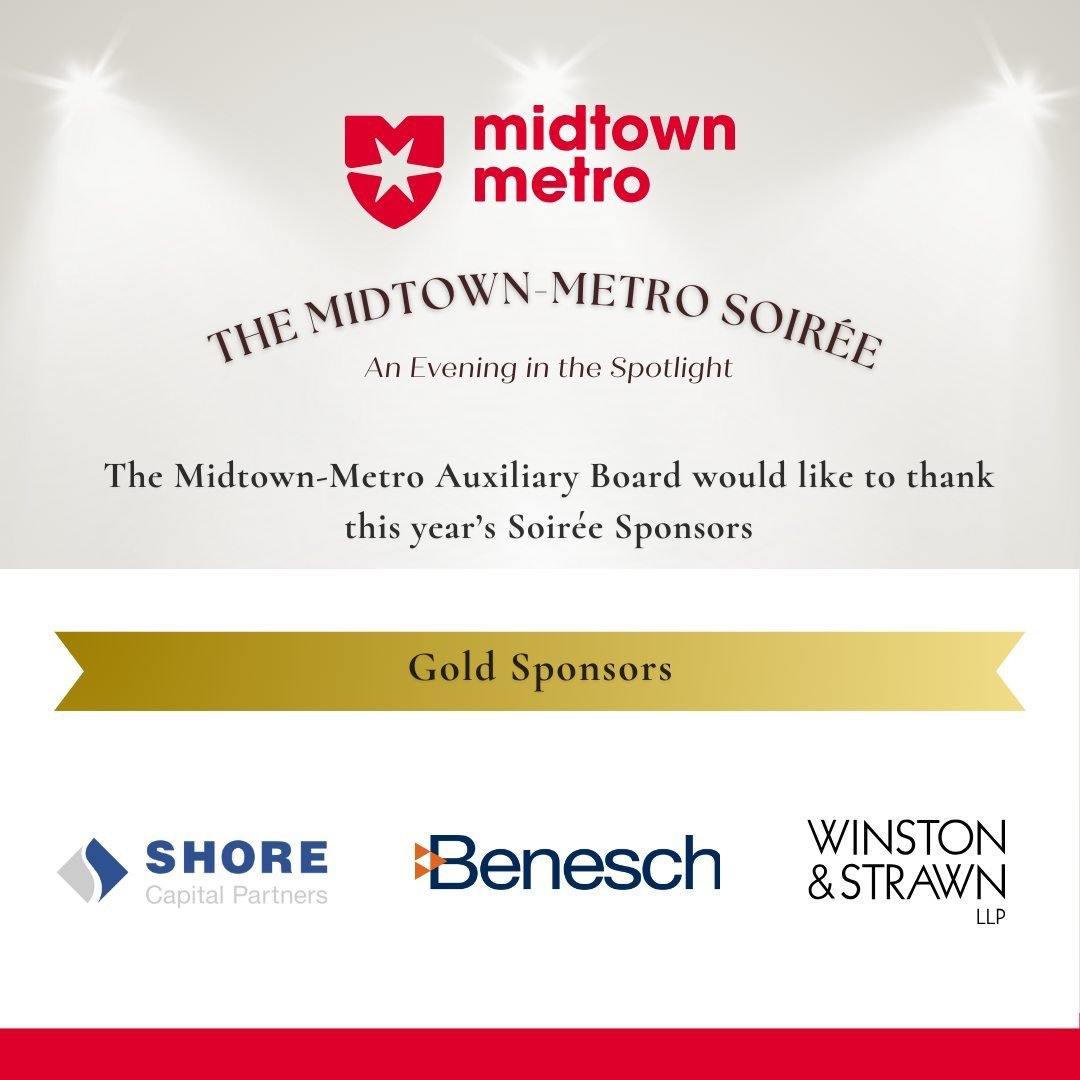 🎉✨ Join us for an unforgettable evening next Friday, May17th at Artifact Events as we celebrate our incredible volunteers at the 9th Annual Midtown-Metro Soir&eacute;e!  This year's theme: An Evening in the Spotlight 🎉✨

In the spirit of that theme