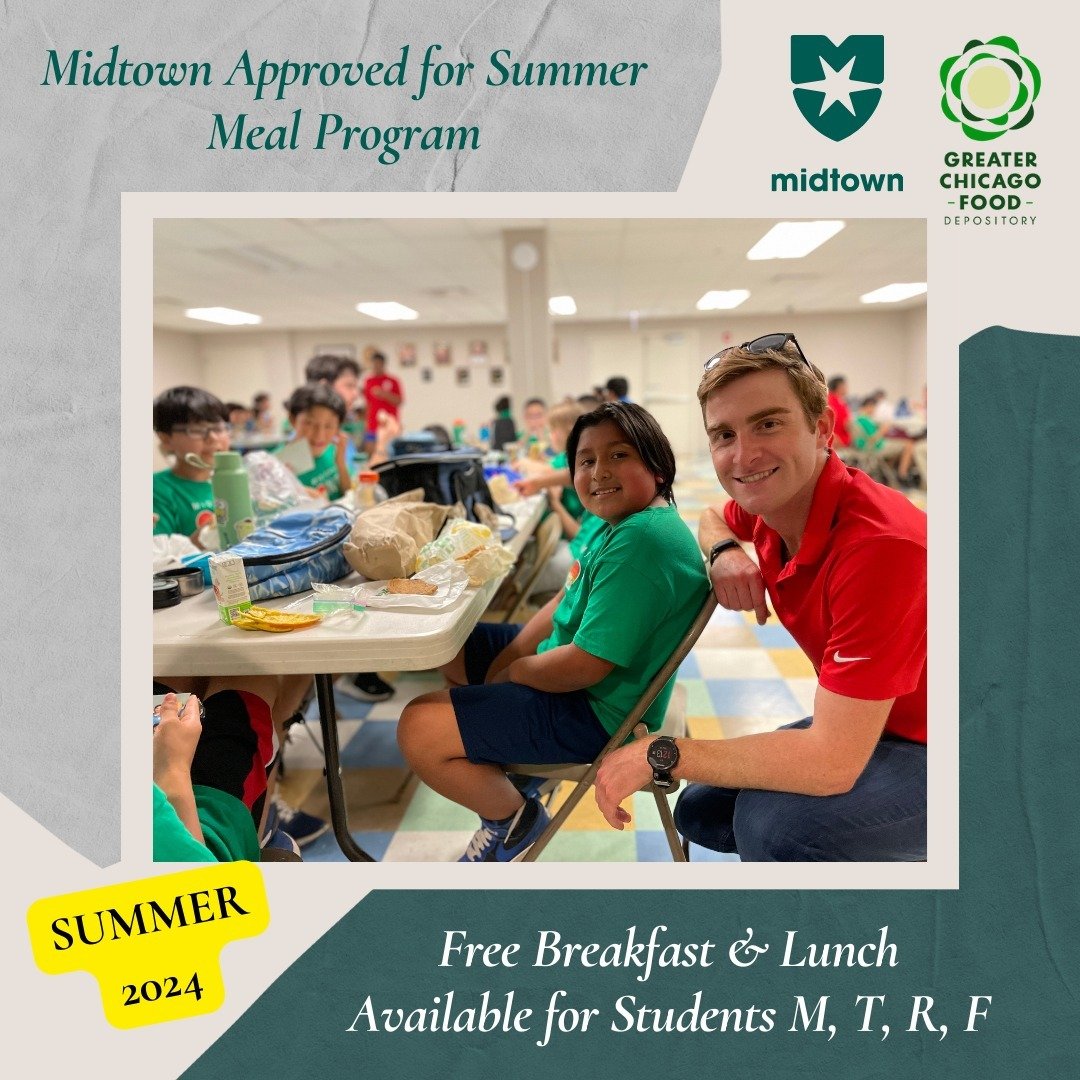 📣🔔 Exciting news: We&rsquo;re thrilled to announce that Midtown&rsquo;s Summer Program for boys has just been approved to provide FREE nutritious breakfast and lunch to all participating 3rd to 8th-grade students! 🍎🥪

At @Midtown-Metro, we&rsquo;