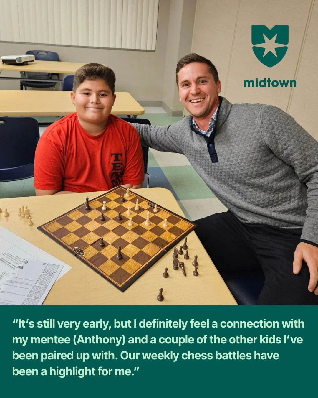 Every year, new tutors bring fresh energy and perspectives to Midtown. This #TutorTuesday, we're introducing you to Matt, a University of Illinois grad and Account Executive at Workday. He joined our volunteer team this fall and is already making an 