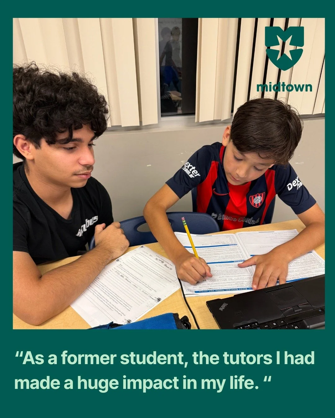 Today, we&rsquo;re sharing a Tutor Tuesday spotlight that brings everything full circle, thanks to one of our own alumni.

Yahir is a Midtown alumnus, now tutoring the next generation of students. He&rsquo;s studying Computer Science at Wilbur Wright