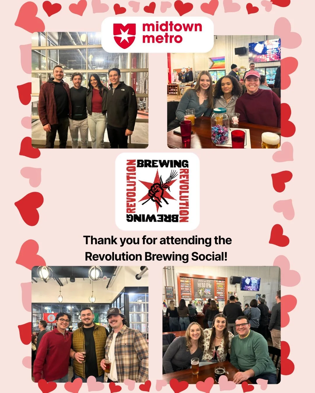 ❤️ Thank you to all the volunteers and friends who came out to support the Midtown-Metro Auxiliary Board and our longtime Soir&eacute;e sponsor, Revolution Brewing!

⏰ 🎟️ Speaking of the Soir&eacute;e, get ready for the official launch of early-bird