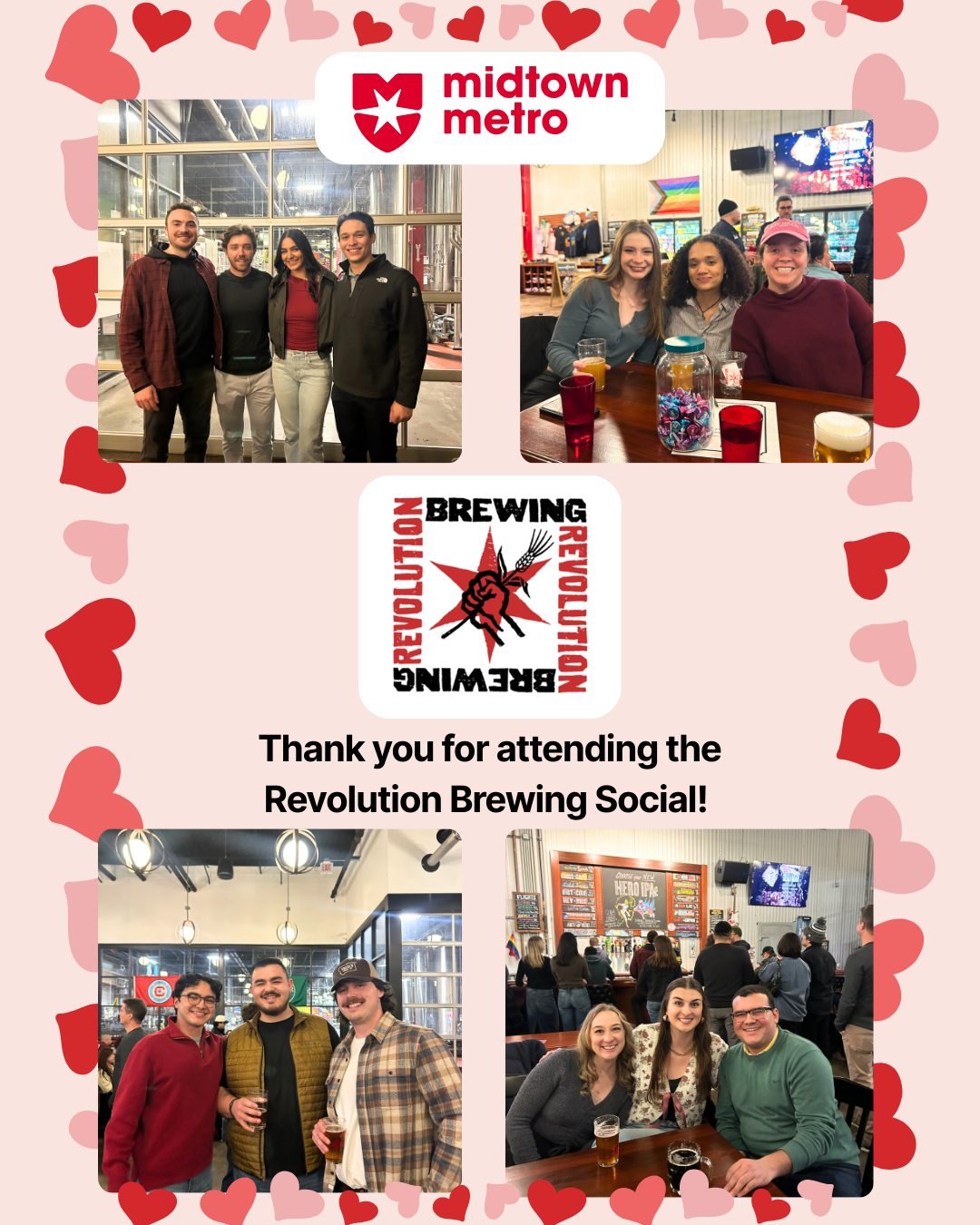 ❤️ Thank you to all the volunteers and friends who came out to support the Midtown-Metro Auxiliary Board and our longtime Soir&eacute;e sponsor, Revolution Brewing!

⏰ 🎟️ Speaking of the Soir&eacute;e, get ready for the official launch of early-bird