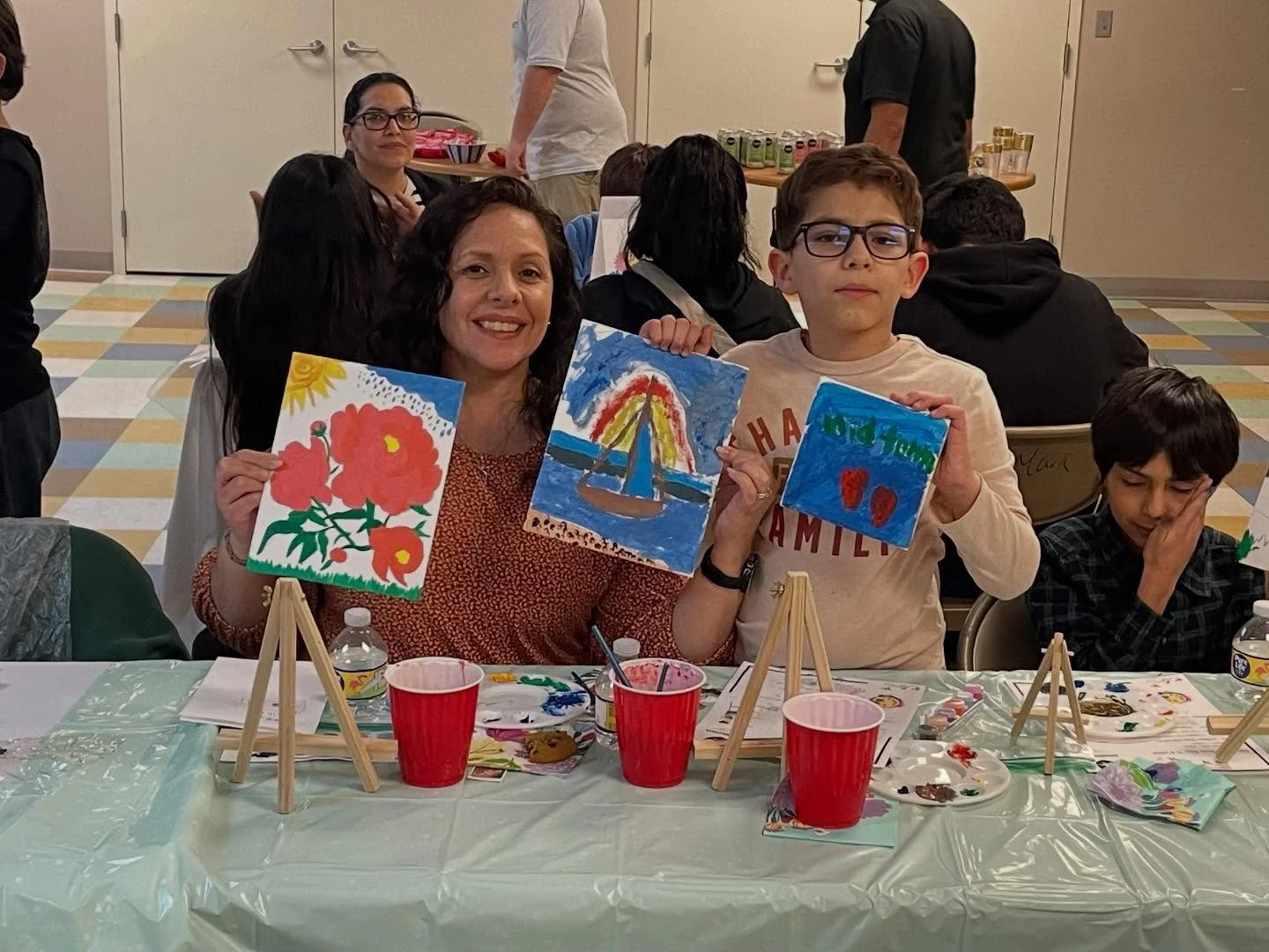 Midtown&rsquo;s Mother and Son &lsquo;Paint and Sip&rsquo; produced an enjoyable night painting masterpieces worthy of being displayed in the @artinstitutechi 👨&zwj;🎨 Everyone was captivated by the beautiful and exciting pieces of art, showcasing t