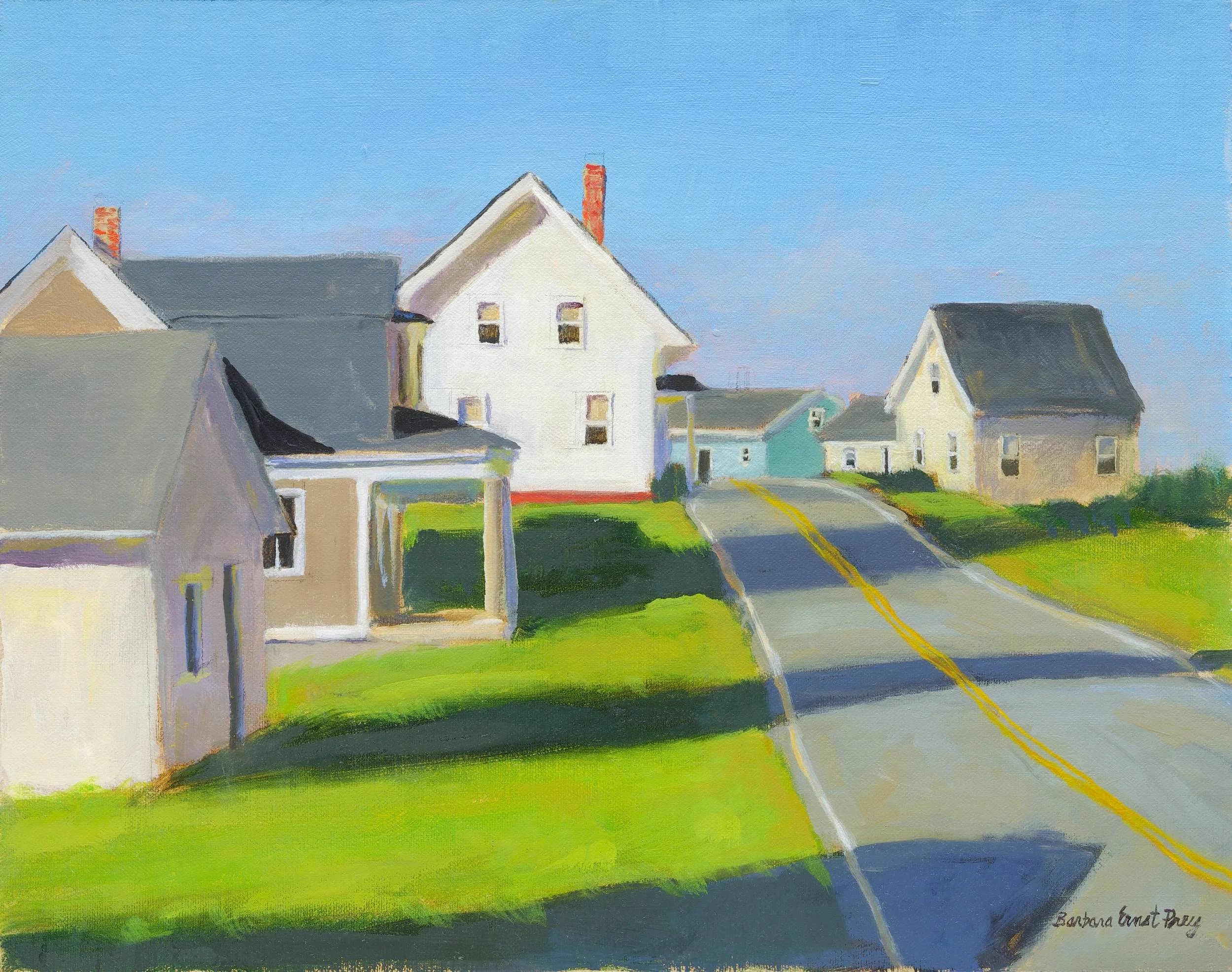  Barbara Ernst Prey 9 a.m. (Early Morning) , 2015, Watercolor and Drybrush on Paper, 28 x 40 inches