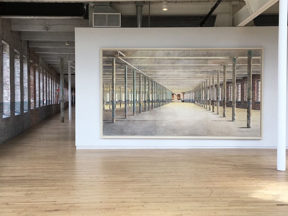 MASS MoCA Building 6, 8 x 15 feet, installed