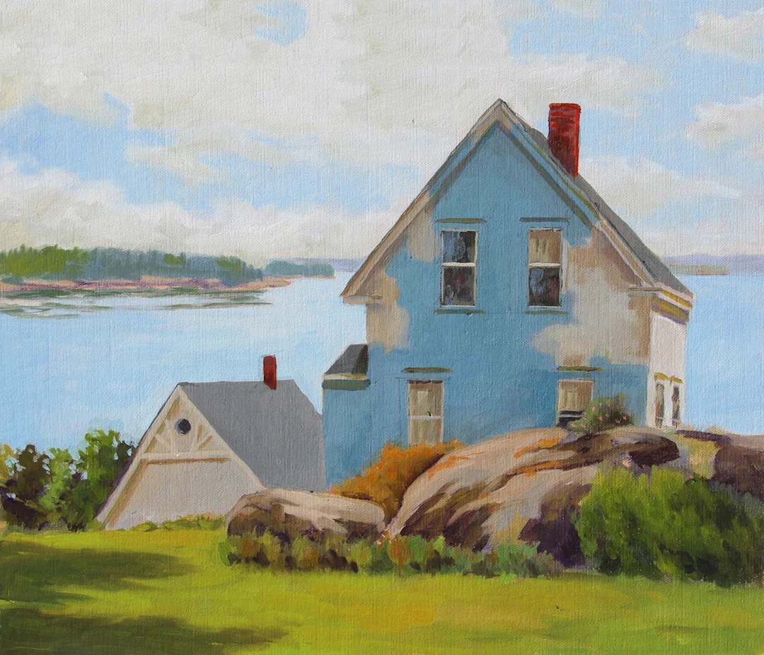 Weather Beaten , Oil on panel, 11 x 14 inches