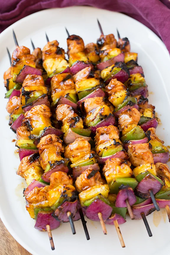 Hawaiian Chicken Kebabs by Cookingclassy 