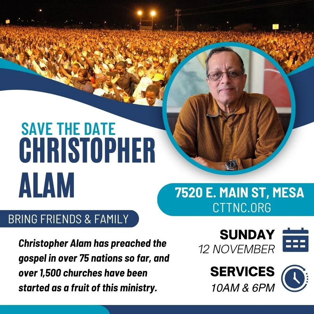 GUEST SPEAKER - CHRISTOPHER ALAM