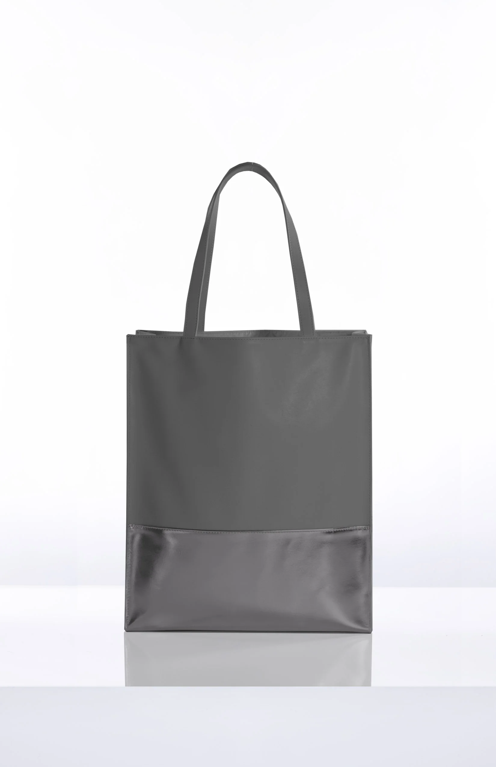 AURORA- Grey + Gunmetal Gusset