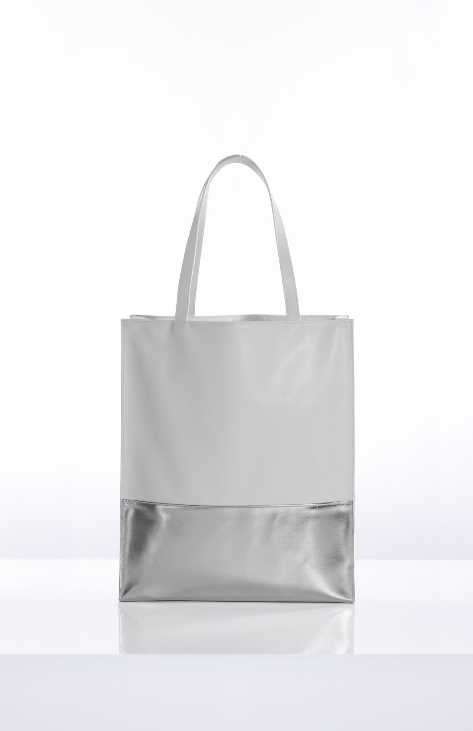 AURORA- White + Platinum Gusset