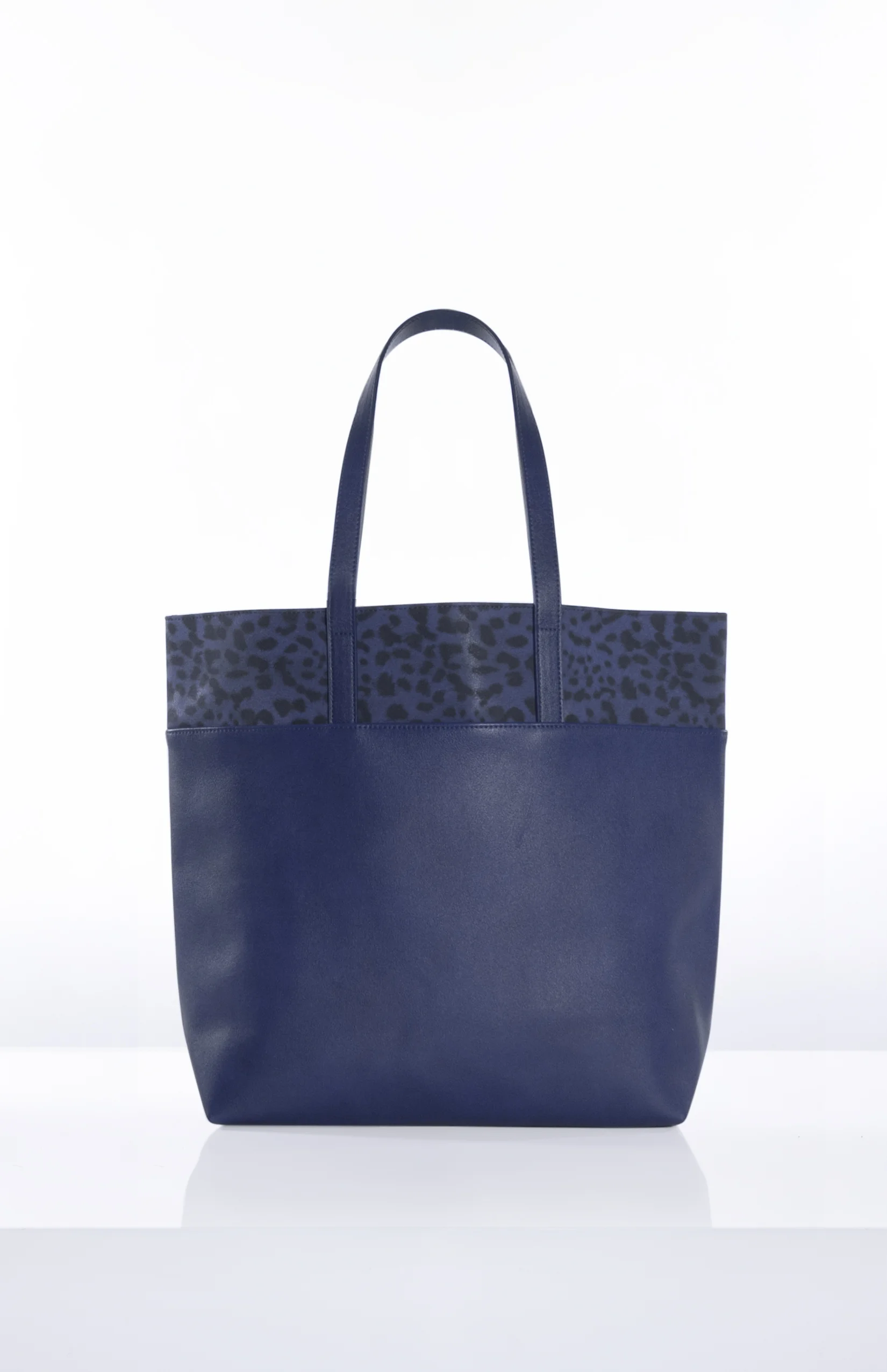 LILITH- Tonal Leopard + PU (Navy)