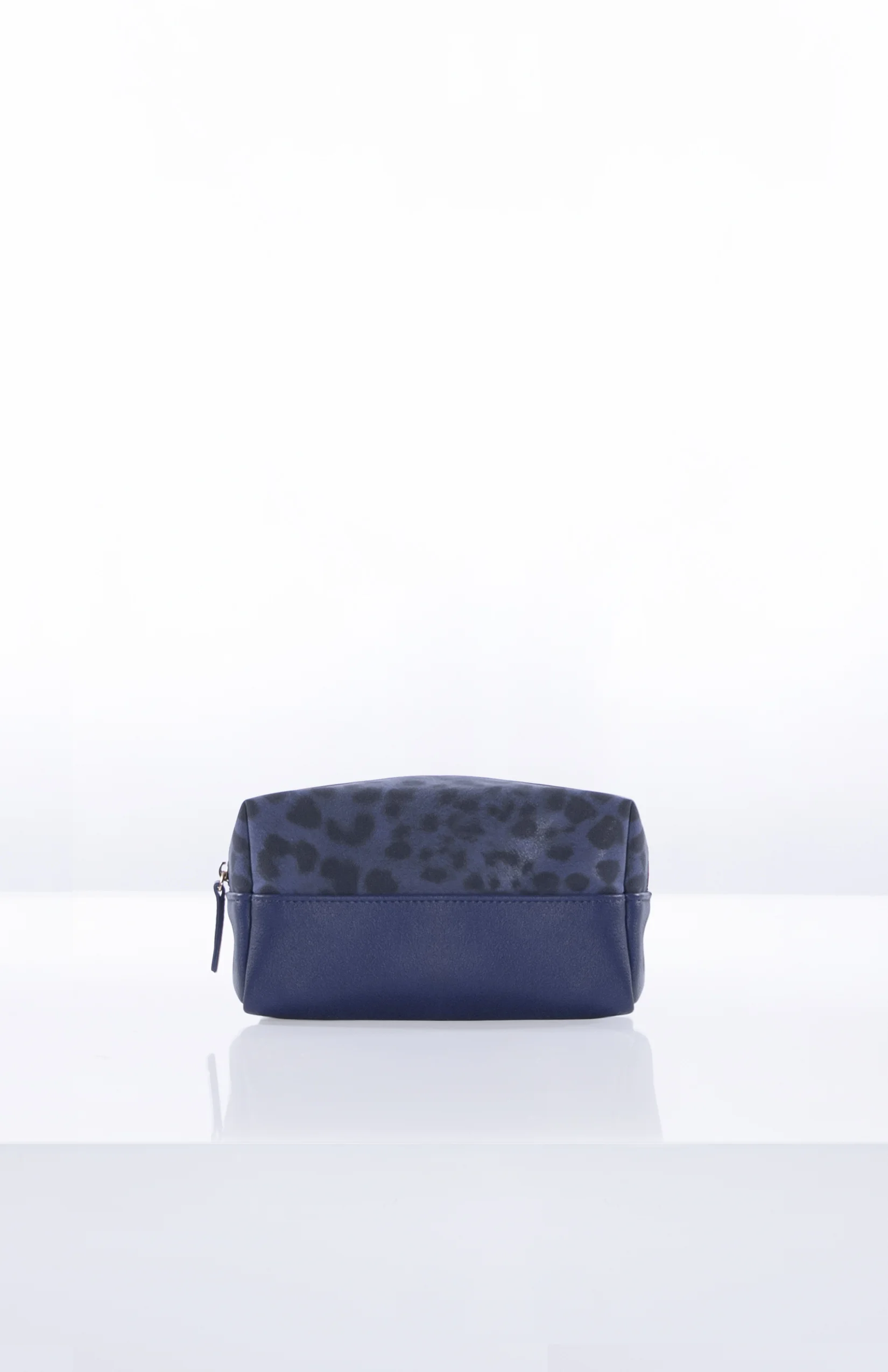 AVA (TWO-TONED)- Tonal Leopard + PU (Navy)